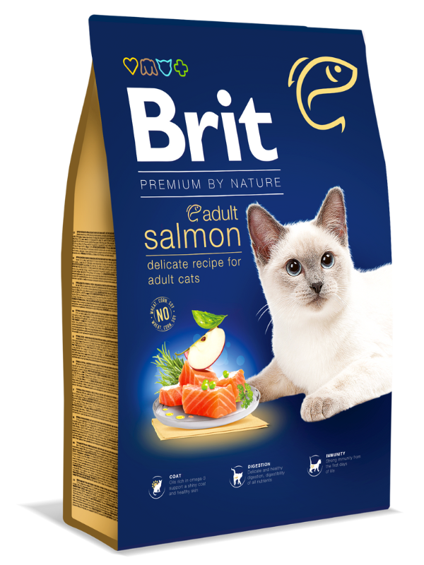 Brit Premium Cat Adult Salmon 8kg