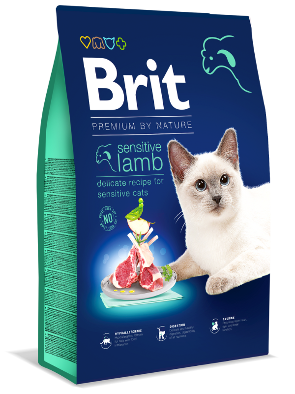Brit Premium Cat Adult Sensitive 8kg
