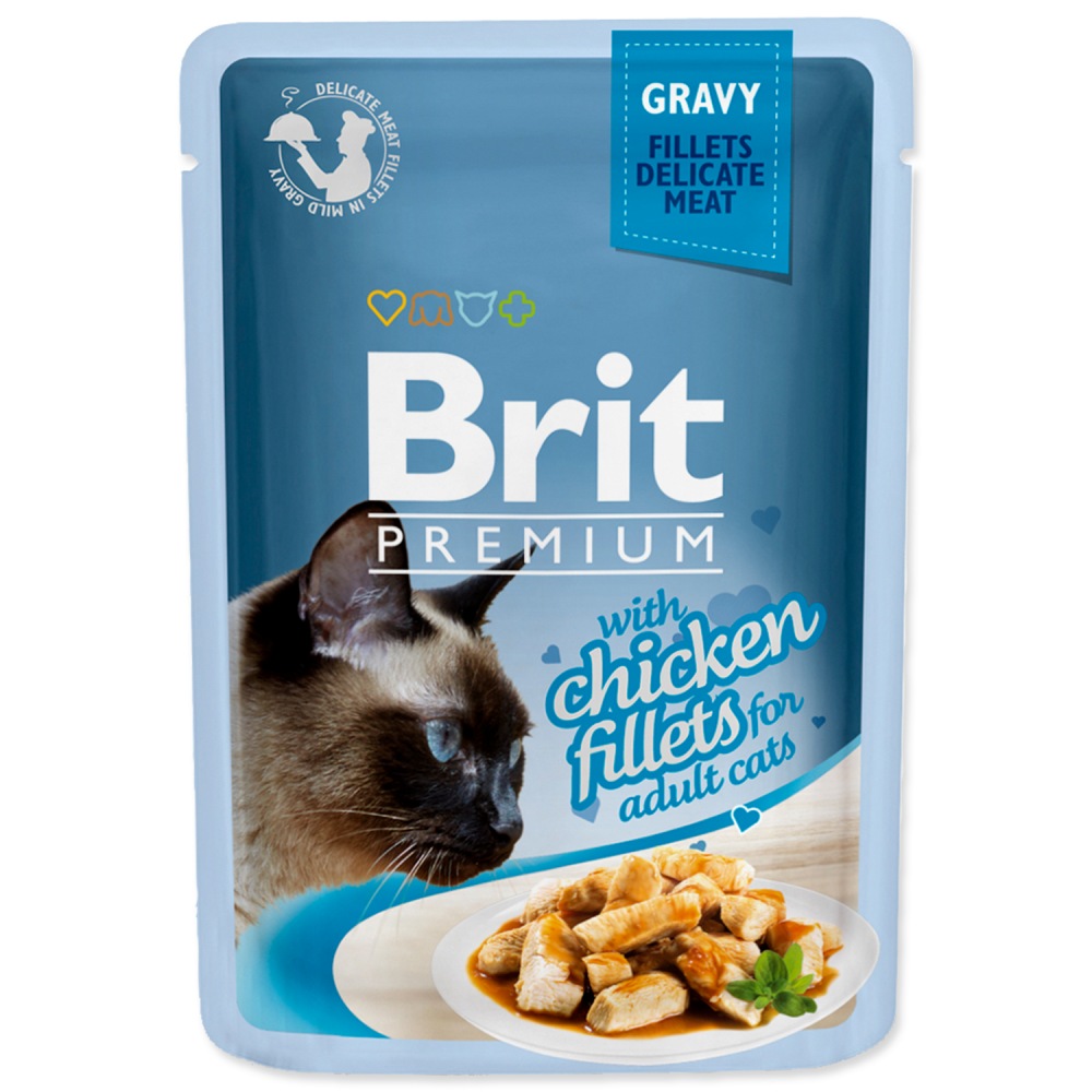 Brit Premium Kapsička Cat Delicate Chicken Gravy 24x85g