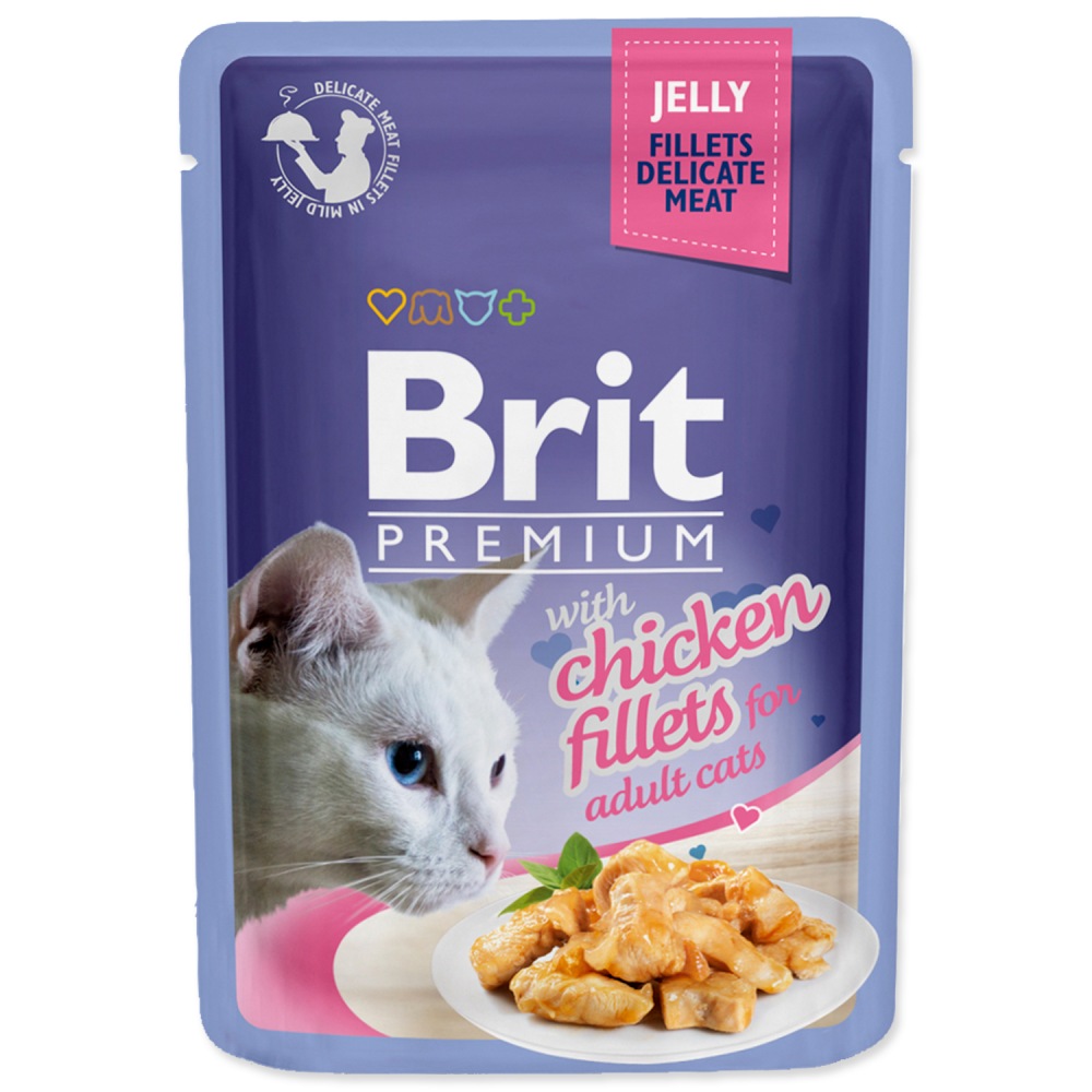 Brit Premium Kapsička Cat Delicate Chicken Jelly 24x85g