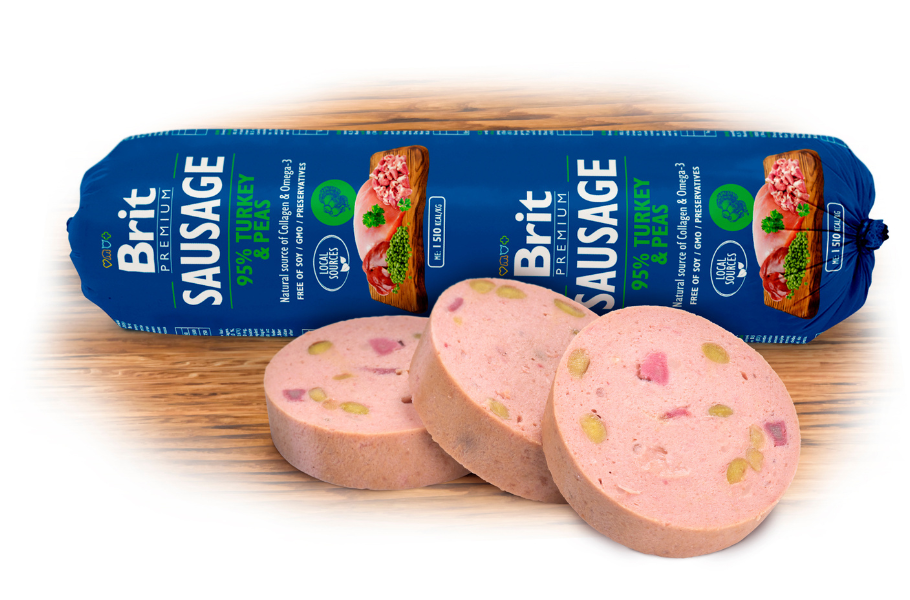 Brit Premium Sausage Turkey & Peas_new