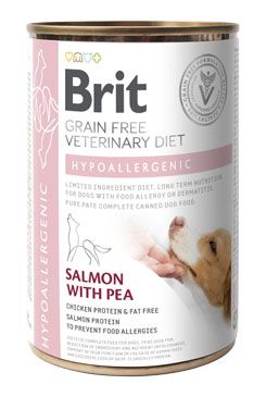 Brit Veterinary Diet Dog Grain Free konzerva Hypoallergenic 6x400g