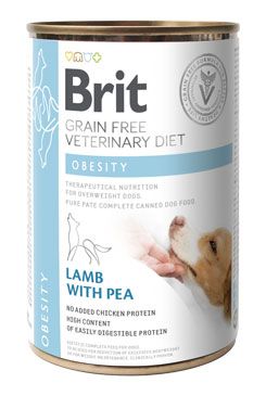 Brit Veterinary Diet Dog Grain Free konzerva Obesity 400g
