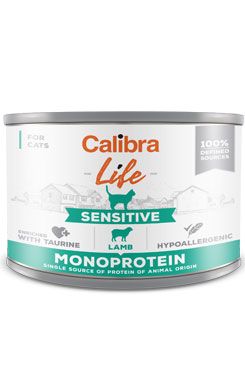 Calibra Cat Life konzerva Sensitive Monoprotein Lamb 200g
