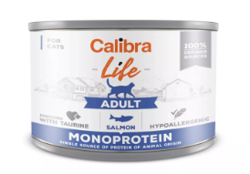 Calibra Cat Life konzerva Adult Monoprotein Salmon 200g