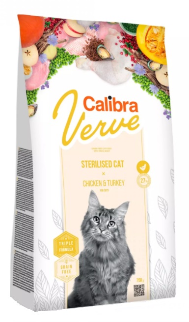 Calibra Cat Verve Grain Free Sterilised Chicken & Turkey 3,5kg