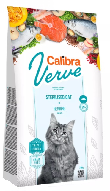 Calibra Cat Verve Grain Free Sterilised Herring 3,5kg