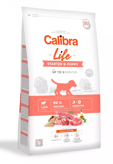 Calibra Dog Life Starter & Puppy Lamb 2,5kg