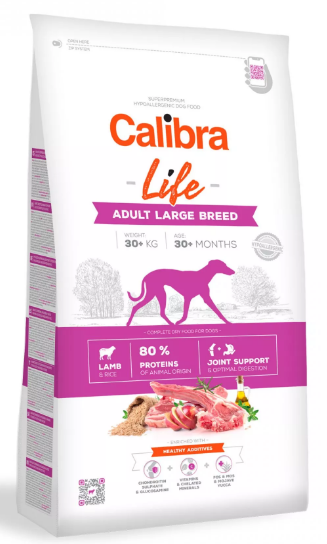 Calibra Dog Life Adult Large Lamb & Rice 12kg