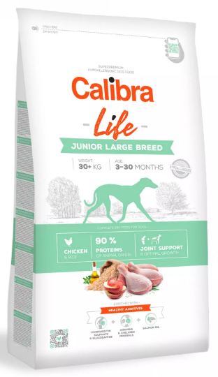 Calibra Dog Life Junior Large Chicken 2x12kg