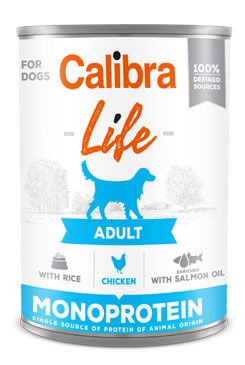 Calibra Dog Life Adult Monoprotein Chicken with rice 400g