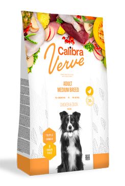 Calibra Dog Verve Grain Free Adult Medium Chicken&Duck 12kg