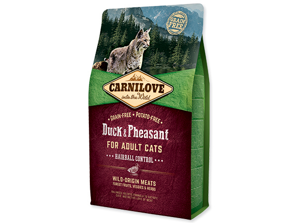 Carnilove Cat Adult Duck and Pheasant Hairball Control 2kg