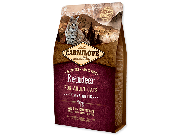 Carnilove Cat Reindeer Energy and Outdoor 2kg