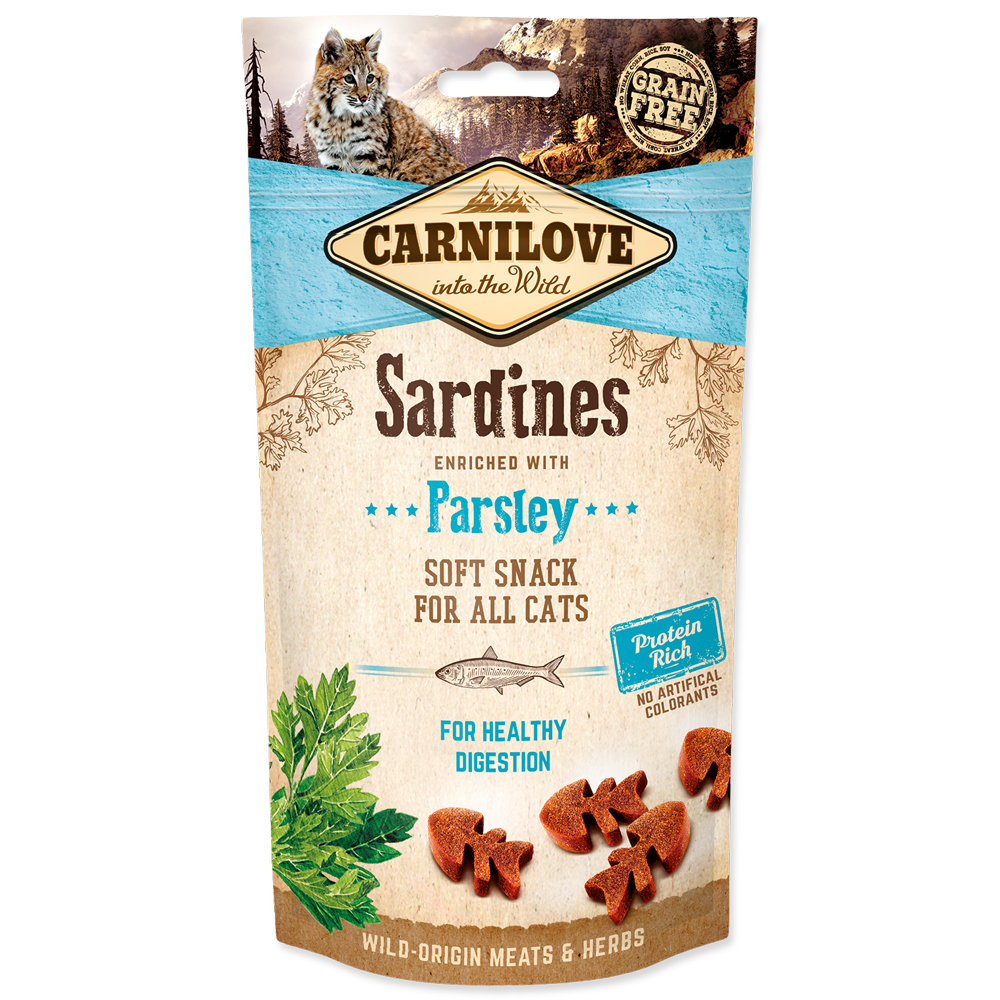 Carnilove Cat Soft Snack Sardine enriched with Parsley 50g