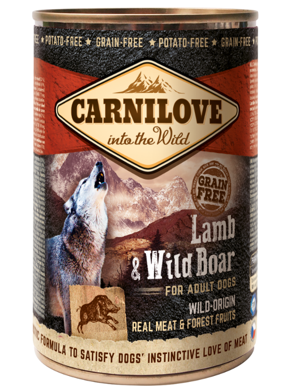 Carnilove Dog Wild Meat Lamb & Wild Boar 400g