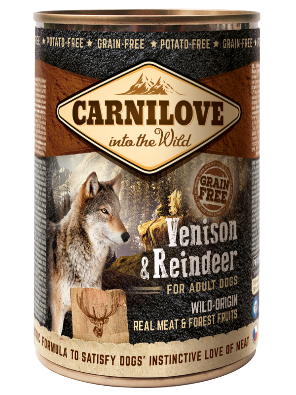 Carnilove Dog Wild Meat Venison & Reindeer 400g