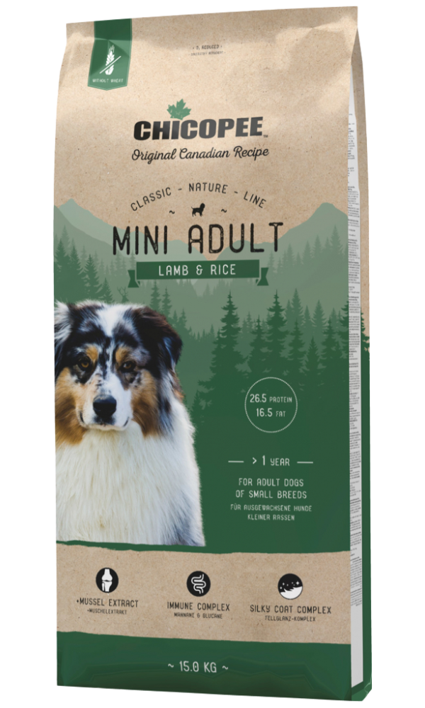 Chicopee Classic Nature Mini Adult Lamb & Rice 15kg