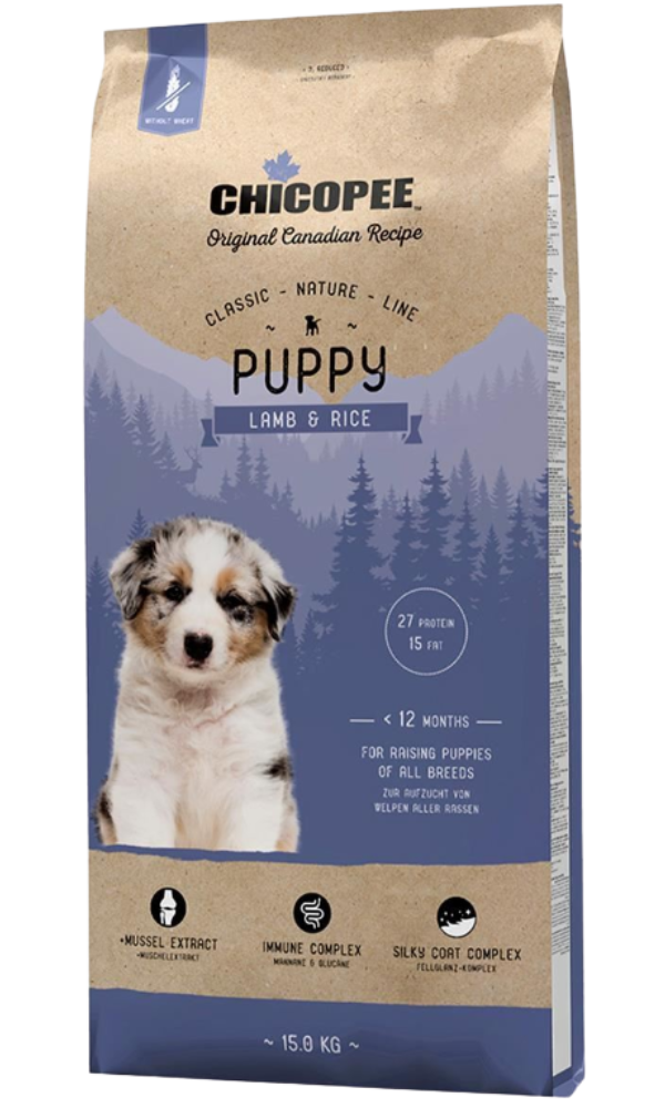 Chicopee Classic Nature Puppy Lamb & Rice 15kg