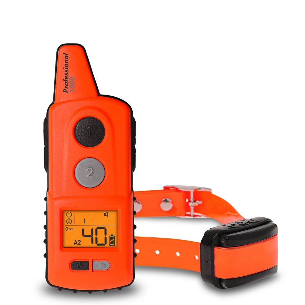 Elektronický výcvikový obojek d‑control professional 1000 mini - Oranžová