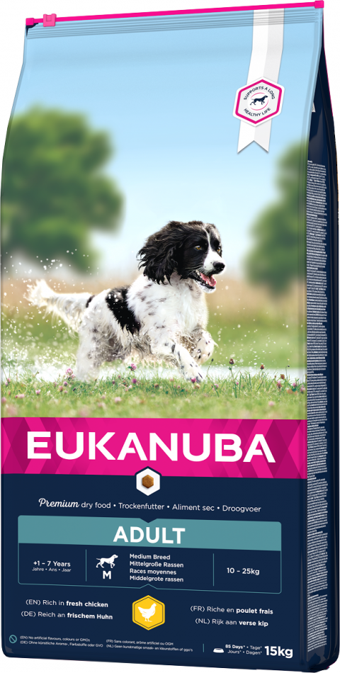 Eukanuba Adult Medium Breed 15kg