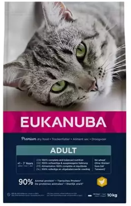 Eukanuba Cat Adult 1+ Chicken 10kg