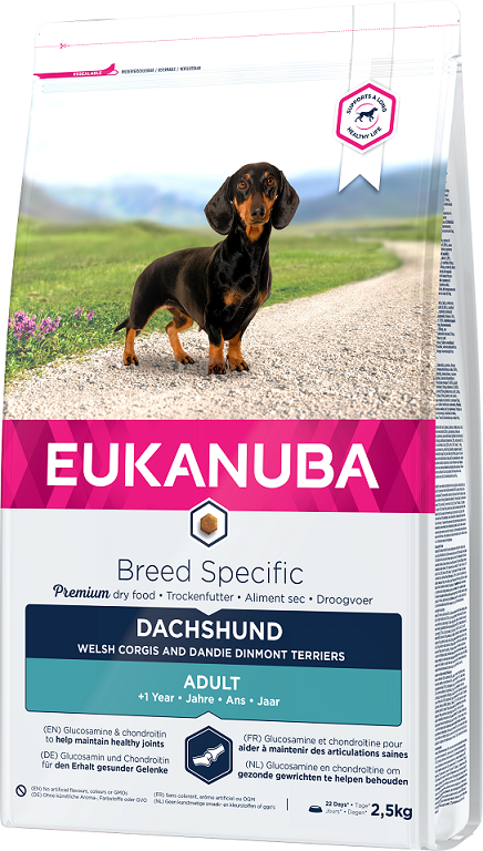 Eukanuba Dachshund Jezevčík 2,5kg