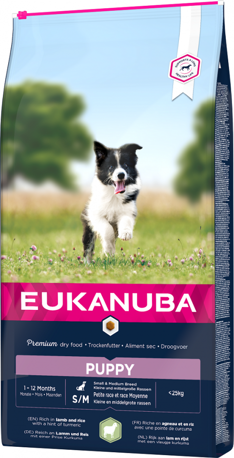 Eukanuba Puppy Small & Medium Lamb 