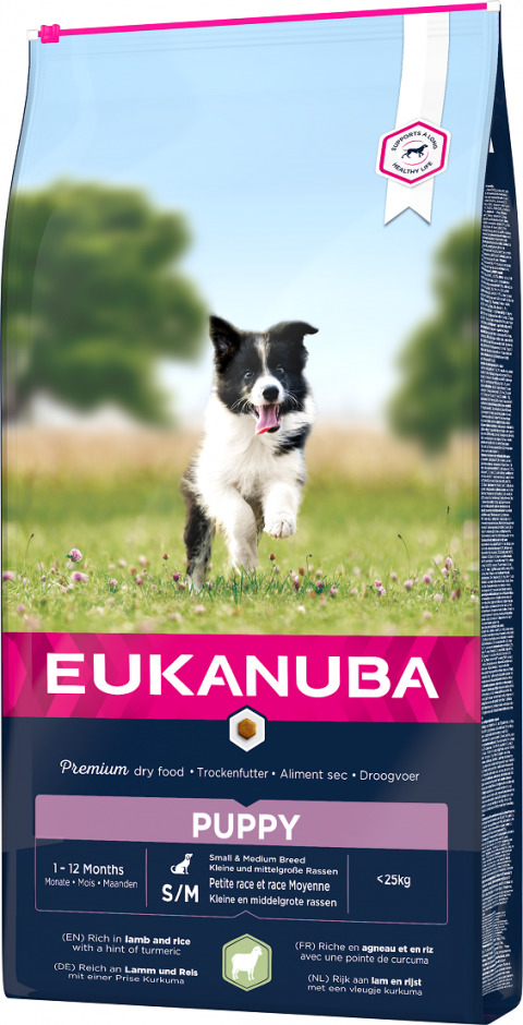 Eukanuba Puppy Small & Medium Lamb 12kg