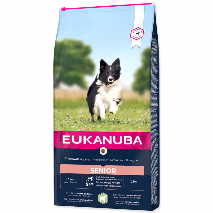 Eukanuba Senior Small & Medium Lamb 2x12kg