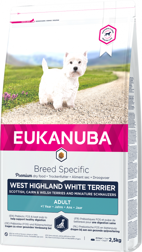 Eukanuba West Highland White Terrier 2,5kg