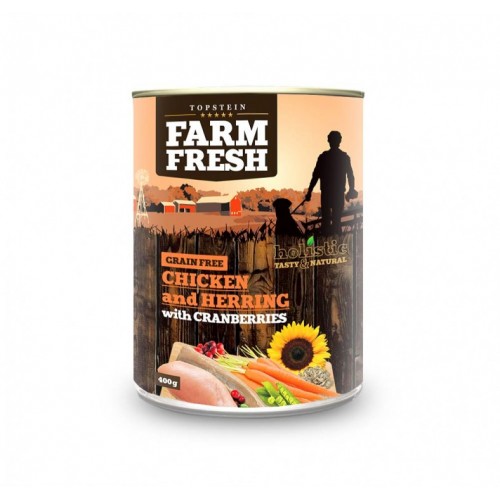 Farm Fresh Konzerva Chicken & Herring 6x400g