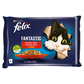 Felix Fantastic Lahodný výběr s králíkem a jehněčím v želé 4x85g