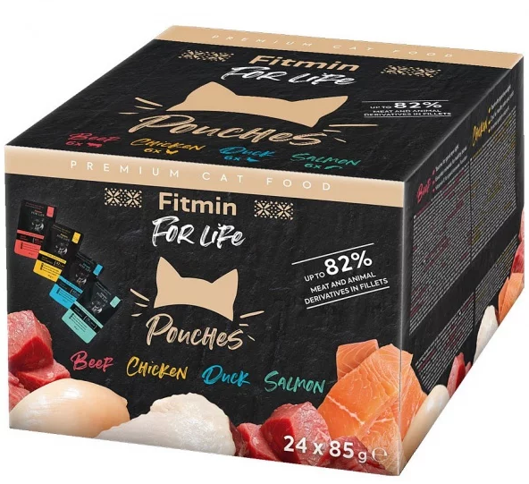 Fitmin Cat For Life Multipack kapsiček 24x85g