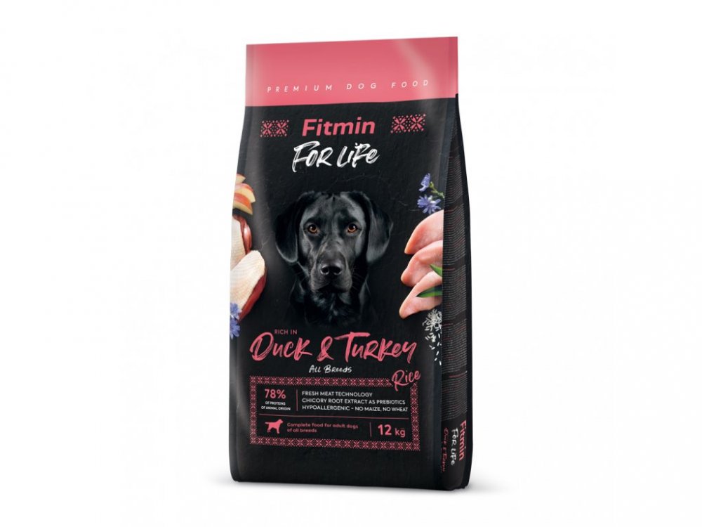 Fitmin Dog For Life Adult Duck & Turkey 12kg