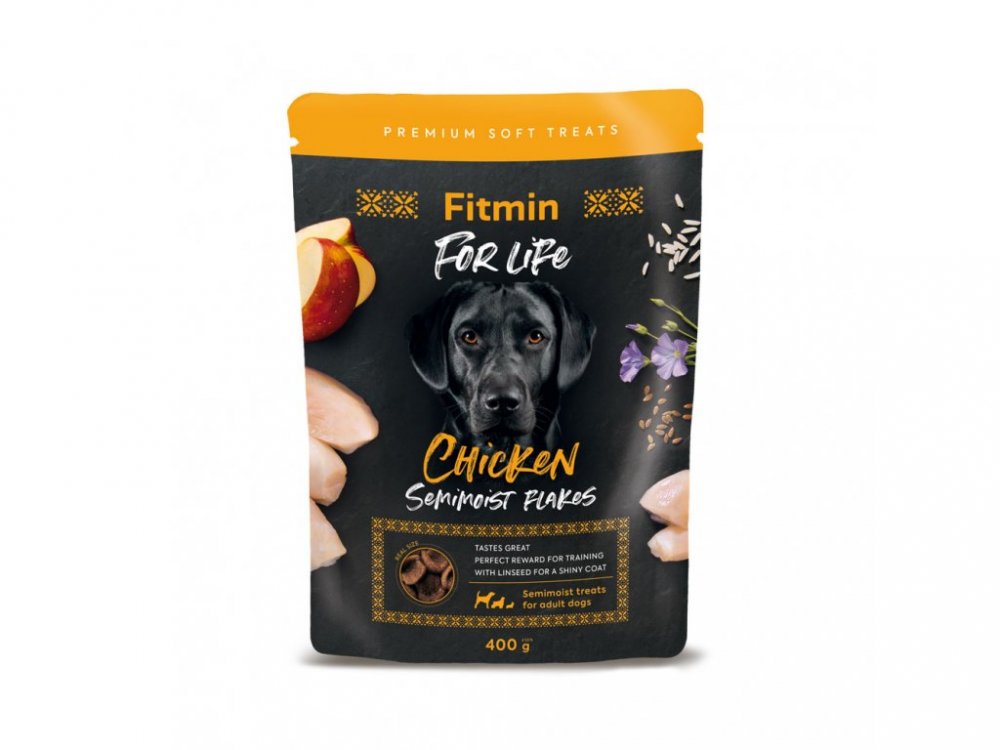 Fitmin Dog For Life Chicken Flakes pamlsek pro psy 400g