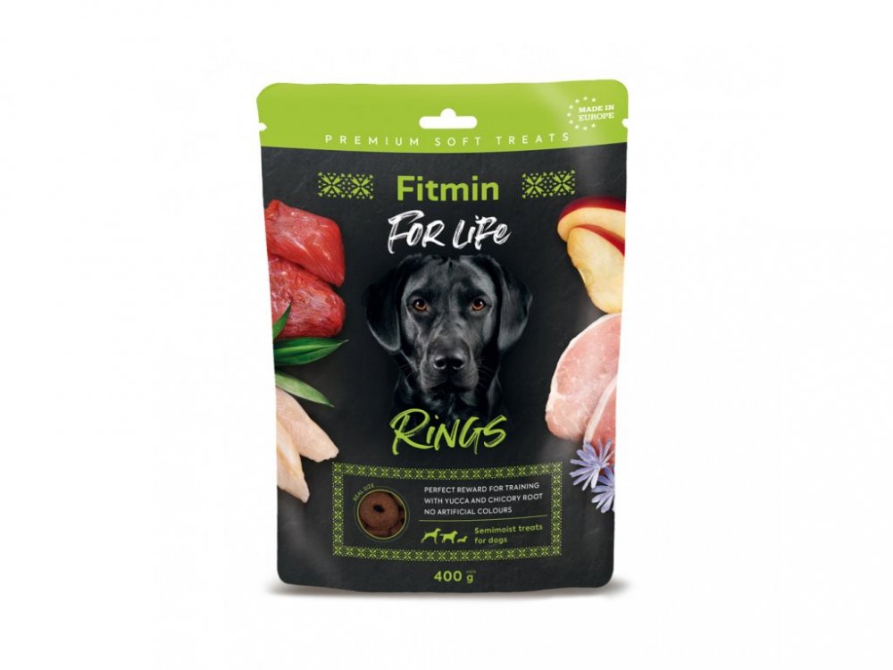 Fitmin Dog For Life Rings pamlsek pro psy 400g