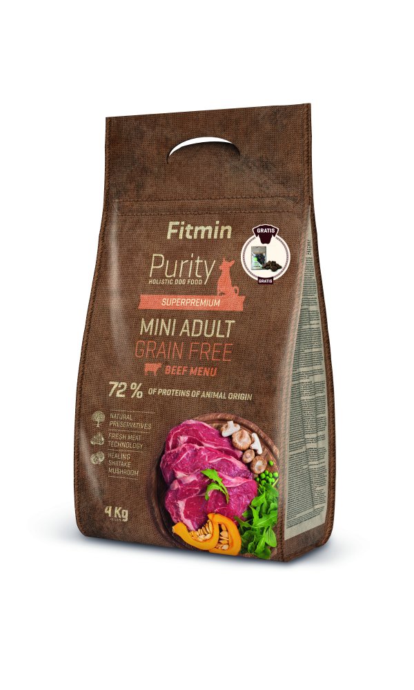 Fitmin Dog Purity Grain Free Adult Mini Beef 4kg