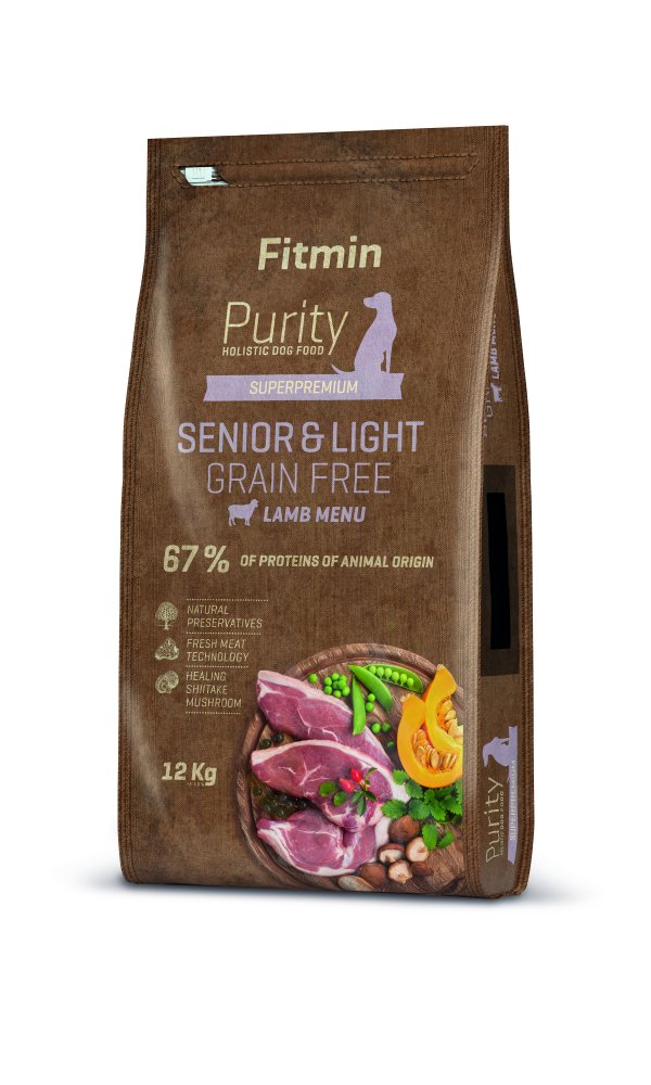 Fitmin Dog Purity Grain Free Adult Senior&Light Lamb 12kg