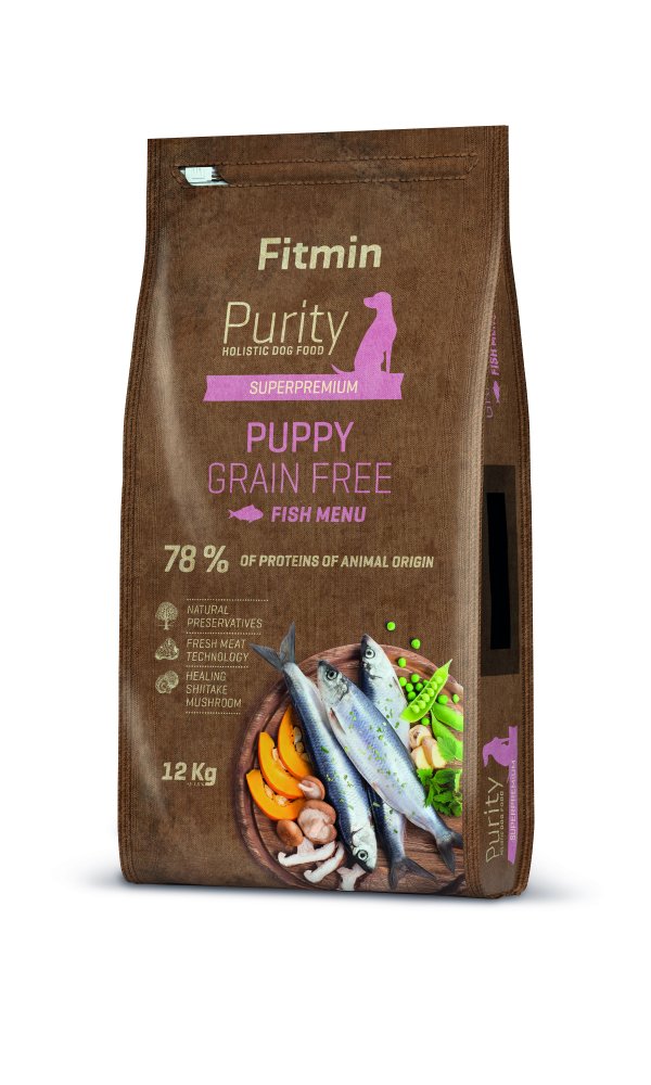 Fitmin Dog Purity Grain Free Puppy Fish 12kg