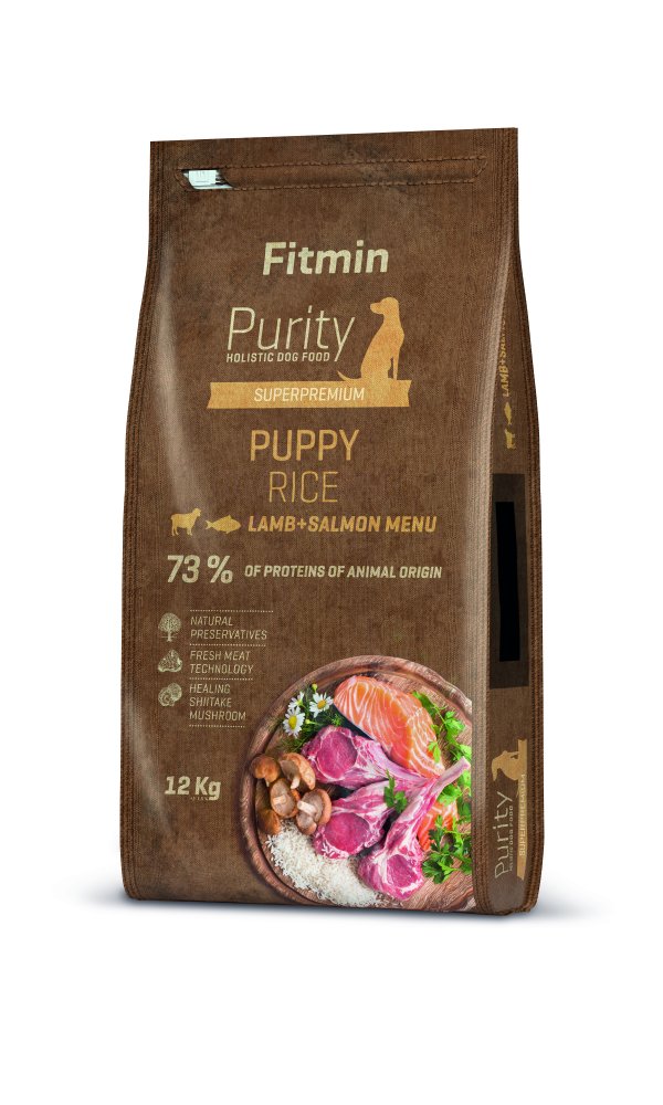 Fitmin Dog Purity Rice Puppy Lamb&Salmon 12kg