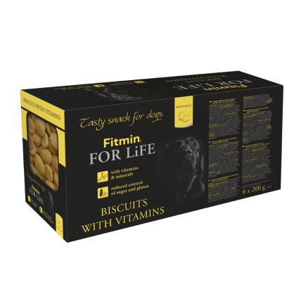 Fitmin For Life Dog Biscuits Multipack 6x200g