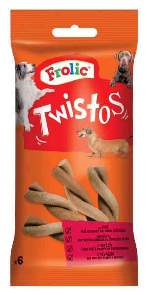 Frolic Twistos s Hovězím 6ks/105g