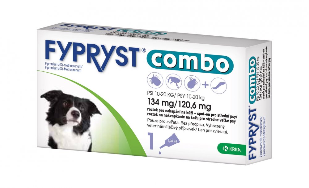 Fypryst COMBO spot on dog M 1x1,34ml 10-20kg
