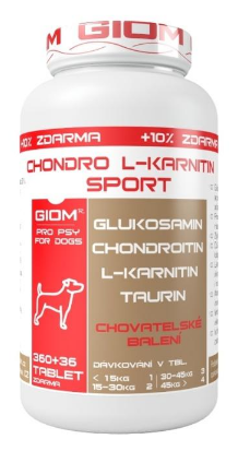 Giom Chondro L-karnitin Sport 360 tbl. + 36 tbl. ZDARMA