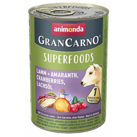 GranCarno Superfoods jehněčí,amarant,brusinky,los.olej