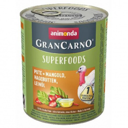 GranCarno Superfoods krůta,mangold,šípky,lněný olej 800g