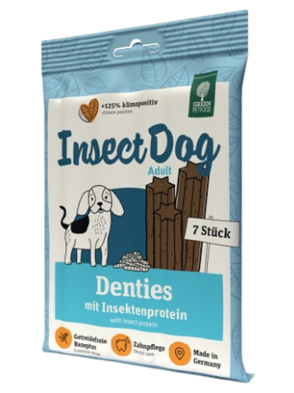 Green Petfood Insect Dog Adult Denties mit Insektenprotein 7ks/180g_new