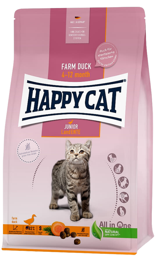 Happy Cat Junior Ente Grain Free 4kg
