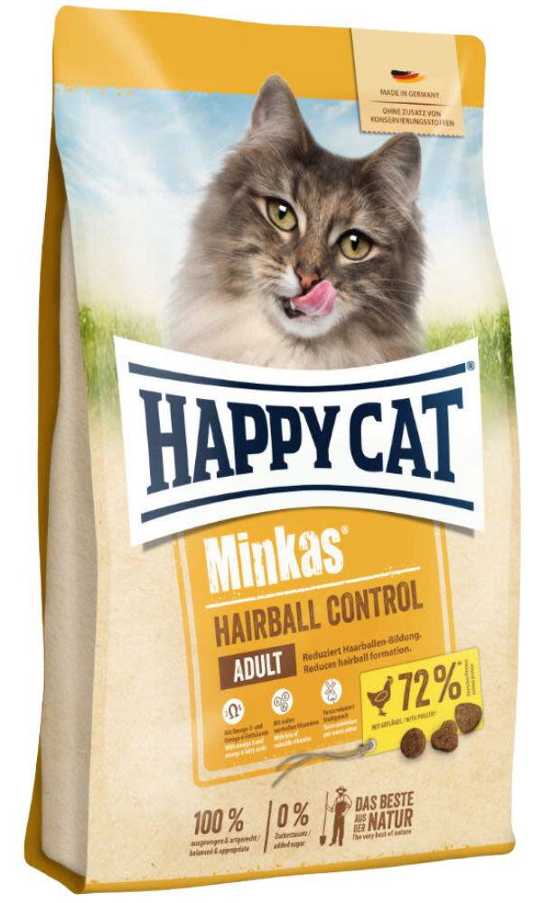 Happy Cat Minkas Hairball Control Geflügel 10kg